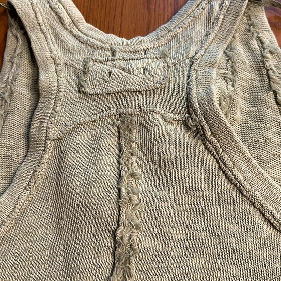 Free People Slim n Simple Slub Jersey tank in Curly Willow. Brand new, size MED. - Picture 10 of 12